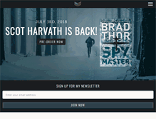 Tablet Screenshot of bradthor.com